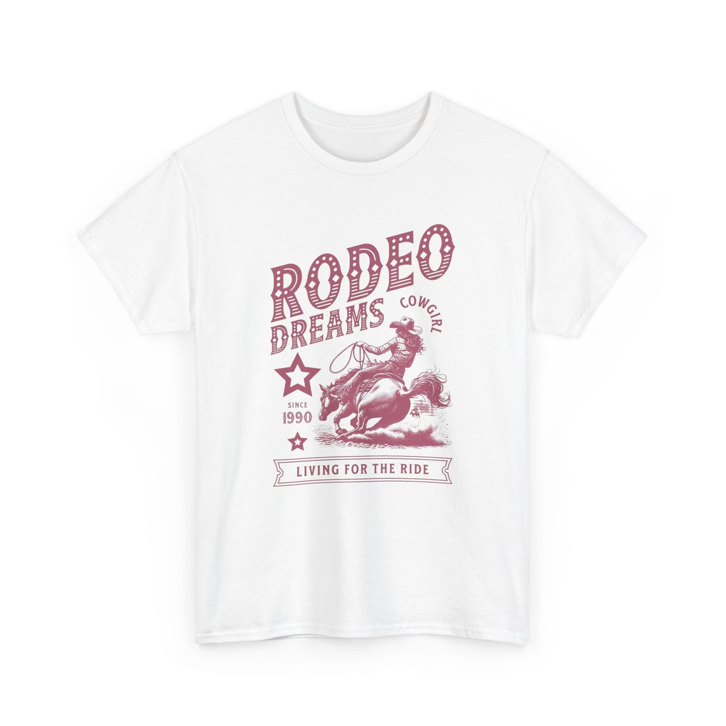 Cowgirl Rodeo Dreams Graphic T Shirt Unisex Heavy Cotton Tee