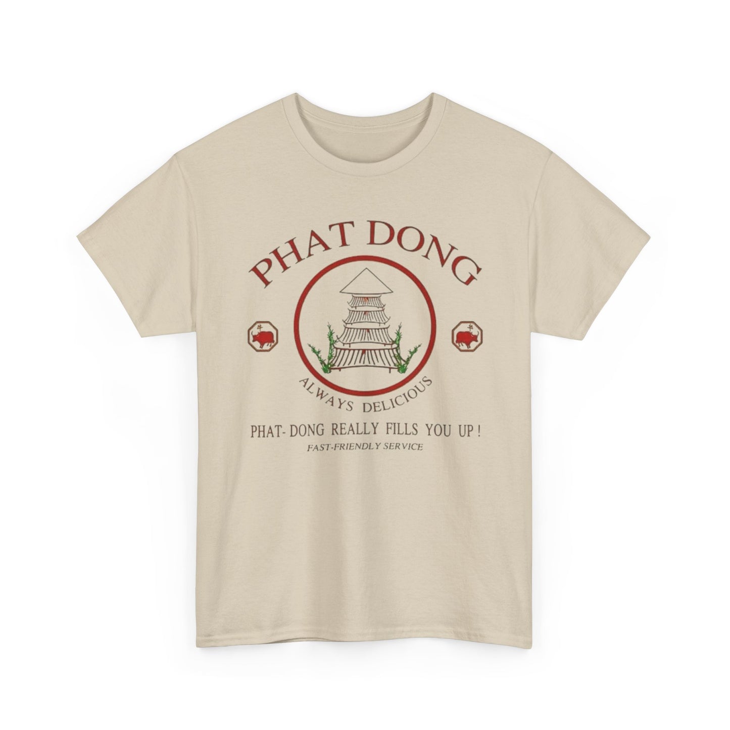 Phat Dong Funny Chinese Food Graphic T-Shirt Gift NEW Jokes  Heavy Cotton Tee