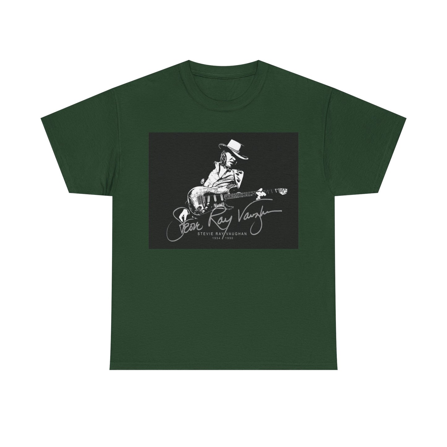 Stevie ray vaughn T-shirt Vintage retro rock album Unisex Heavy Cotton Tee