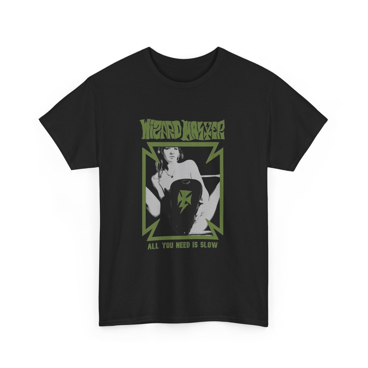 Wizard Master Poster Vintage Graphic T Shirt Unisex Heavy Cotton Tee