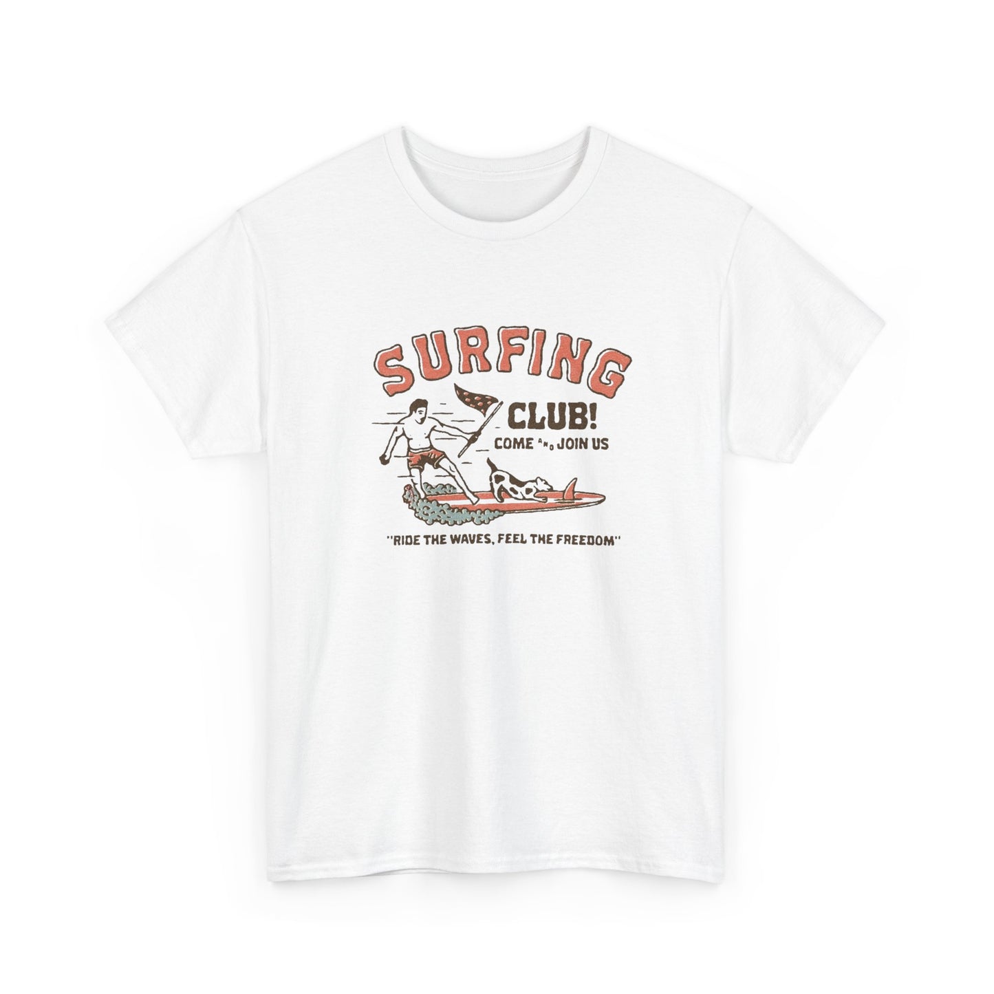 Surfing Club Graphic T Shirt ADULT NEW