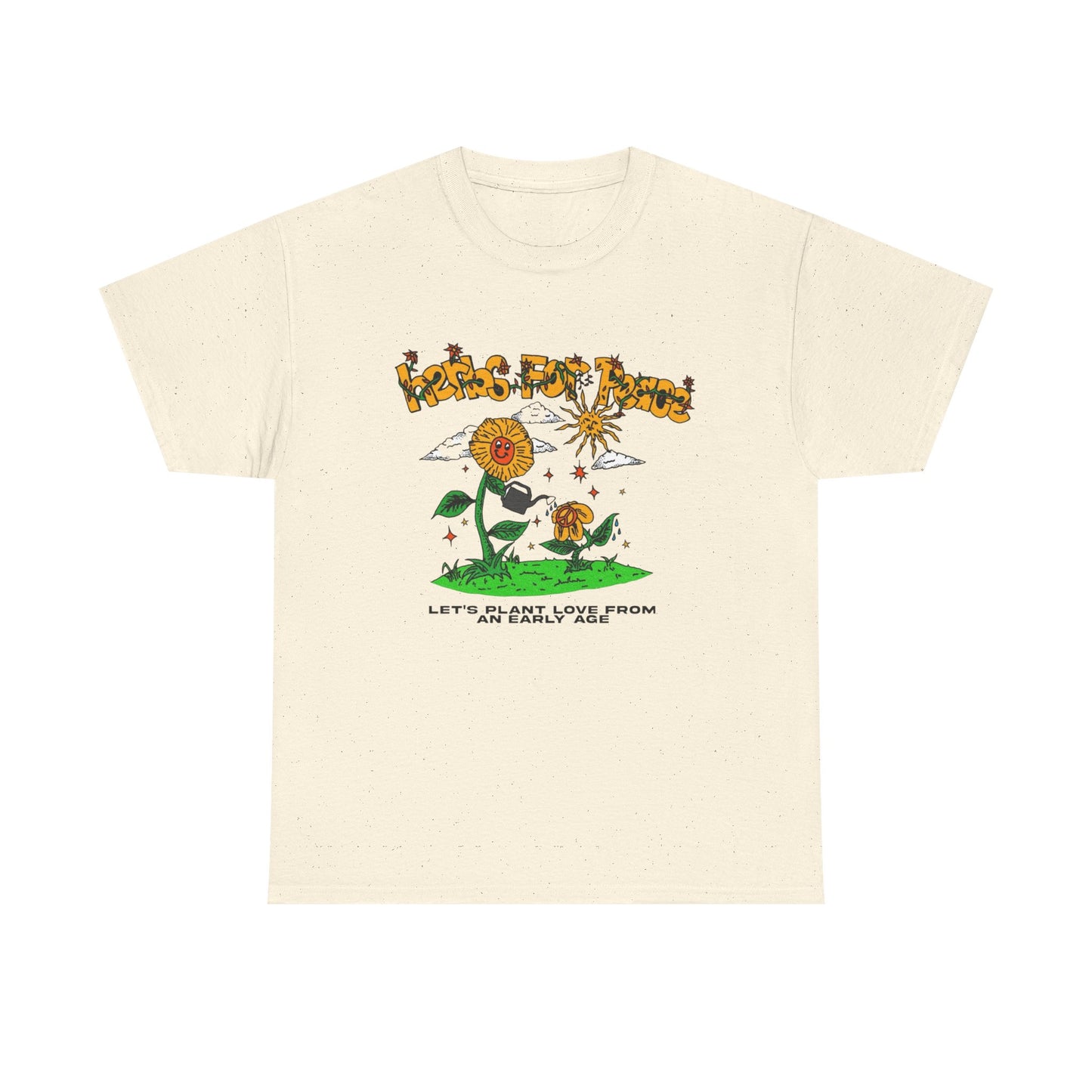Herbs For Peace Graphic T Shirt NEW Adult Unisex Heavy Cotton Tee