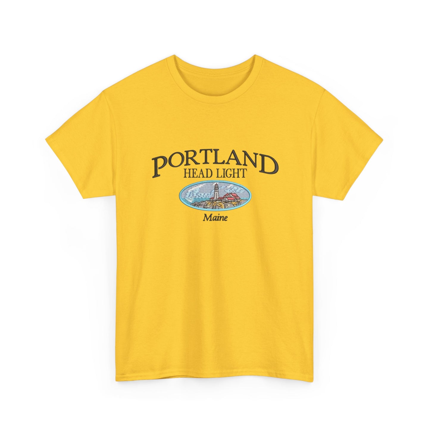 Portland Maine Graphic T Shirt NEW Unisex Heavy Cotton Tee