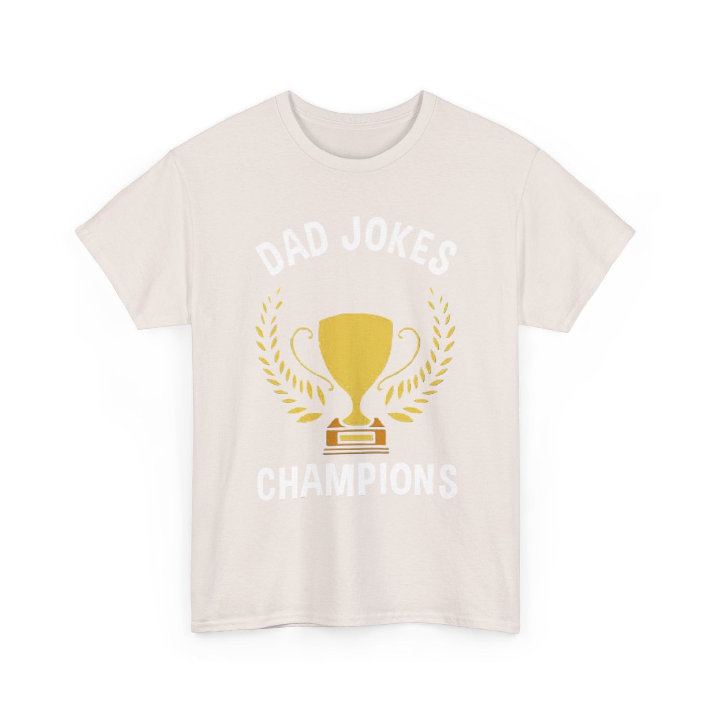 Dad Jokes Champion T SHIRT Retro Funny Jokes GIFT Unisex Heavy Cotton Tee