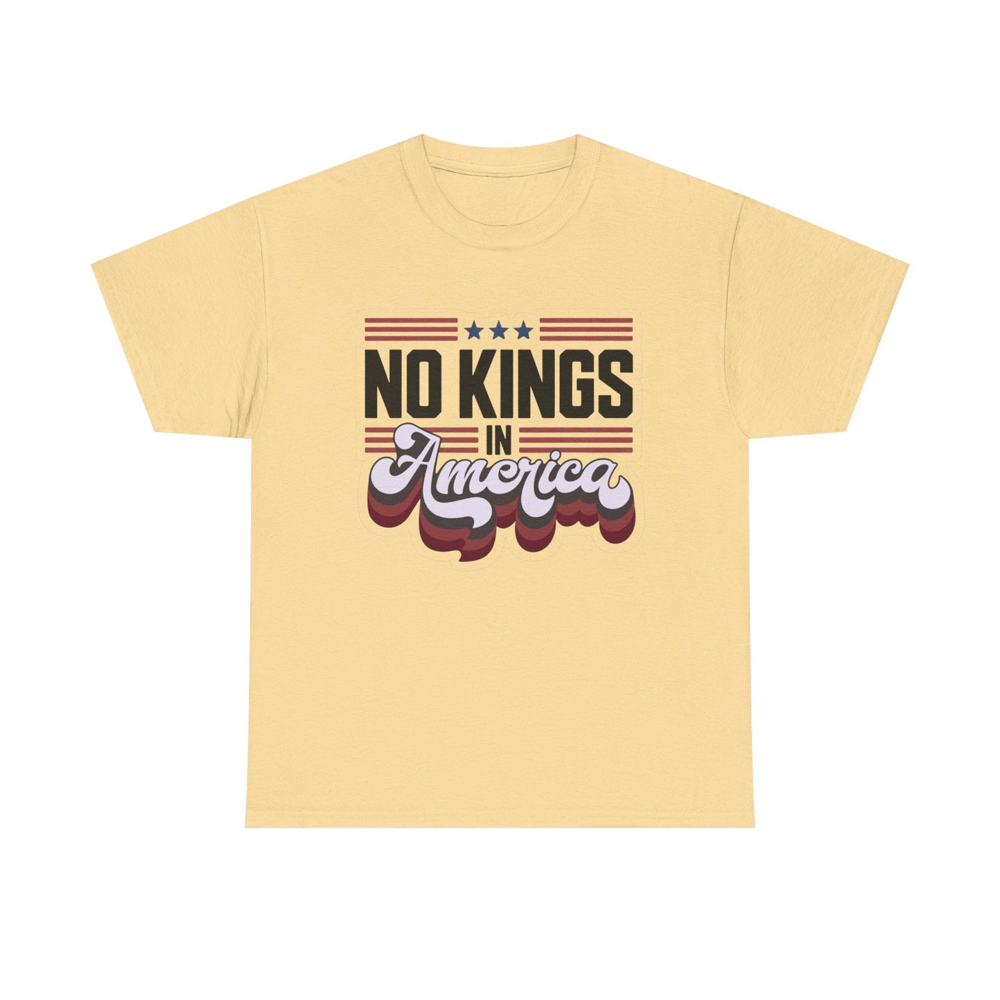 No Kings In America Graphic T Shirt NEW ADULT Tee