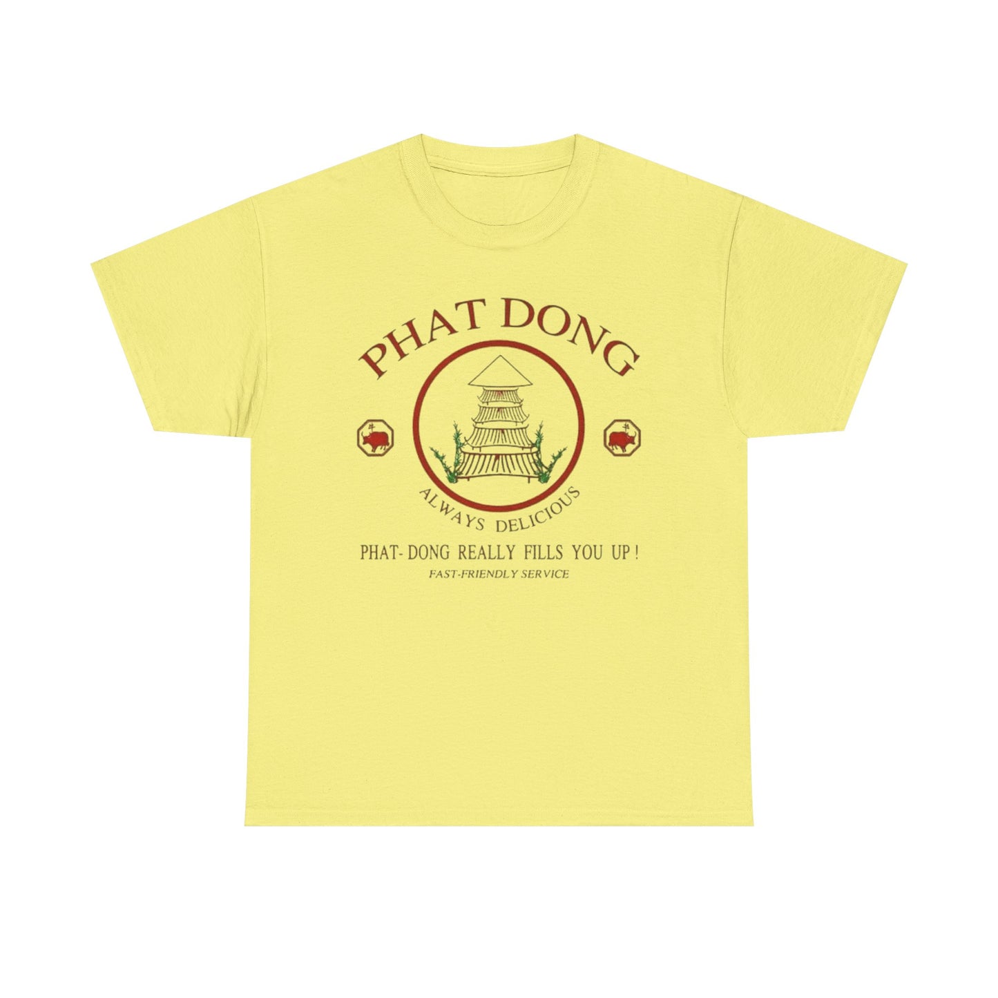 Phat Dong Funny Chinese Food Graphic T-Shirt Gift NEW Jokes  Heavy Cotton Tee