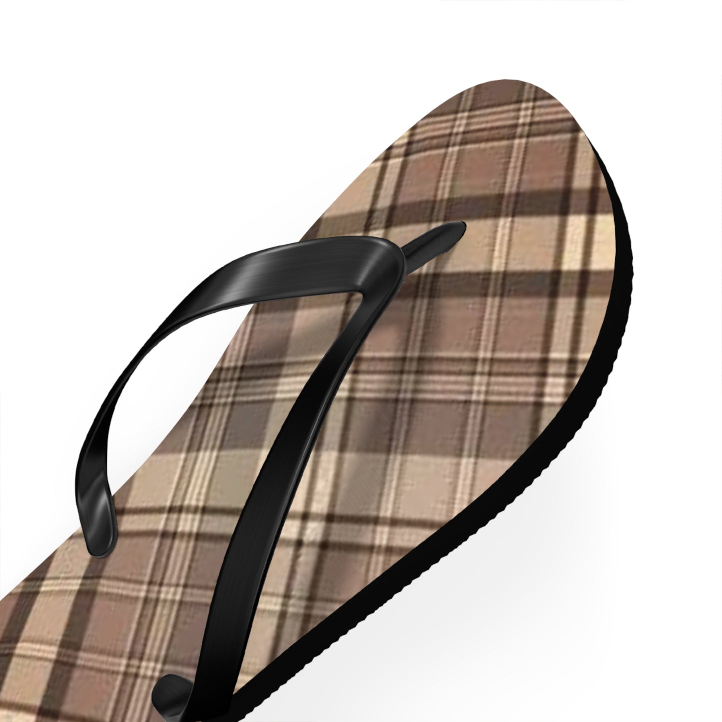 Brown Stripe Sandals, Beach Shoes, Vacation Flip Flops, Pool Slides
