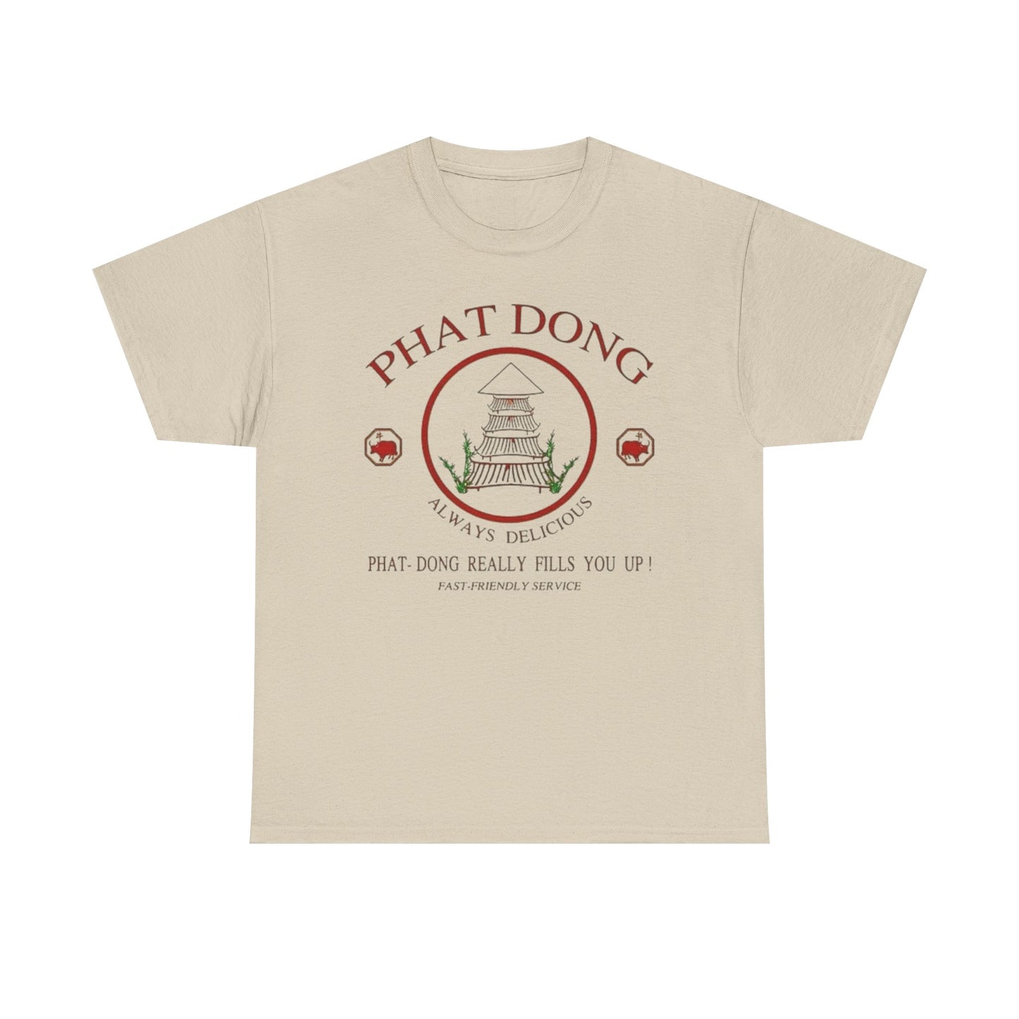 Phat Dong Funny Chinese Food Graphic T-Shirt Gift NEW Jokes  Heavy Cotton Tee