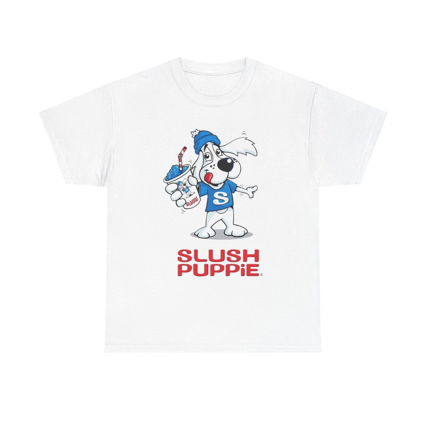 Slush Puppie Vintage Logo Graphic T Shirt S-5XL NEW Unisex Heavy Cotton Tee
