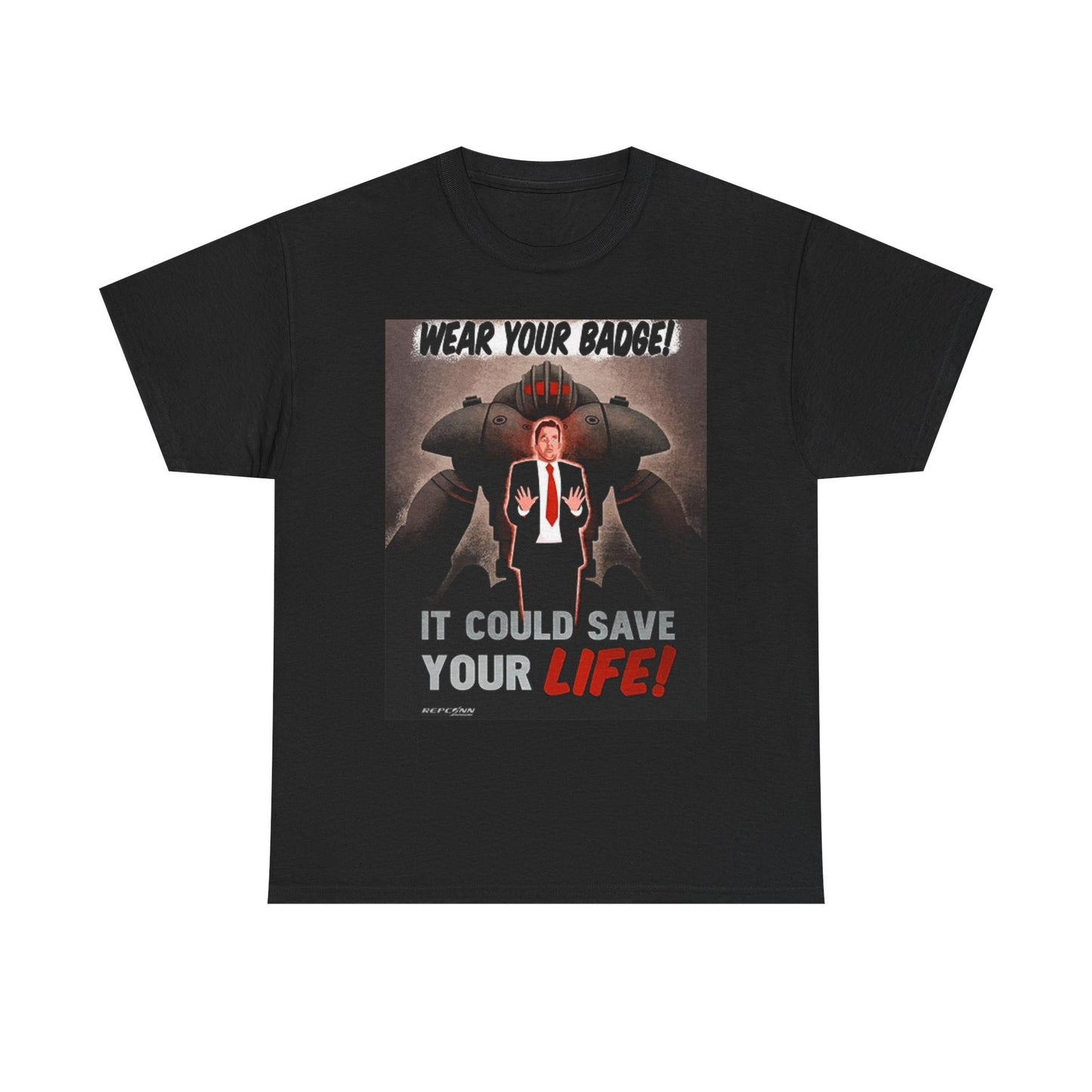 Wear Your badge Fallout Graphic T Shirt Retro Unisex Heavy Cotton Tee