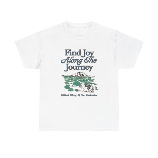 Find The Joy Along The Journey Graphic T Shirt NEW Adult Tee