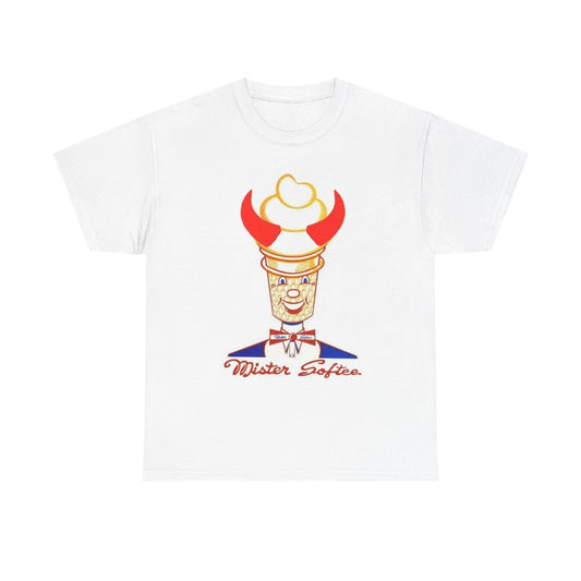Mister Softee Devil Funny Graphic T Shirt Vintage Unisex Heavy Cotton Tee