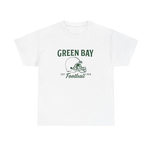 Green Bay Football Retro Graphic T Shirt ADULT NEW