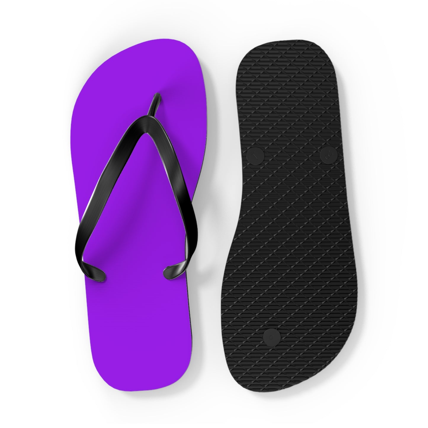 Neon Purple Flip Flops, Sandals Slides, Summer Footwear, Brand New