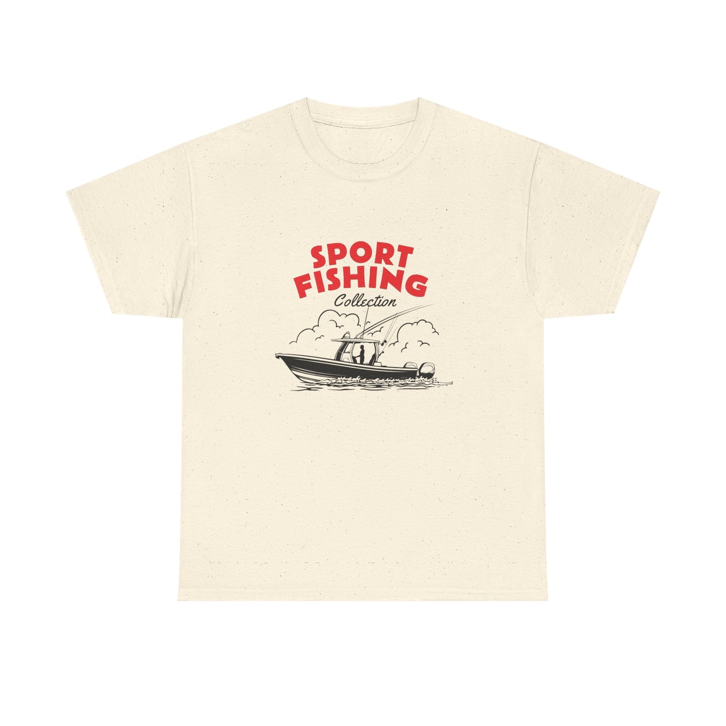 Sport Fishing Graphic T Shirt Unisex Heavy Cotton Tee