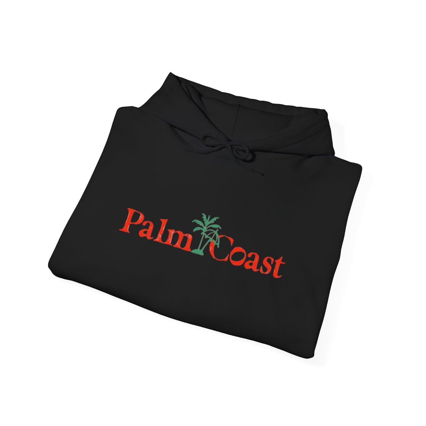Palm Coast Graphic Hoodie Heavy Blend Sweatshirt NEW