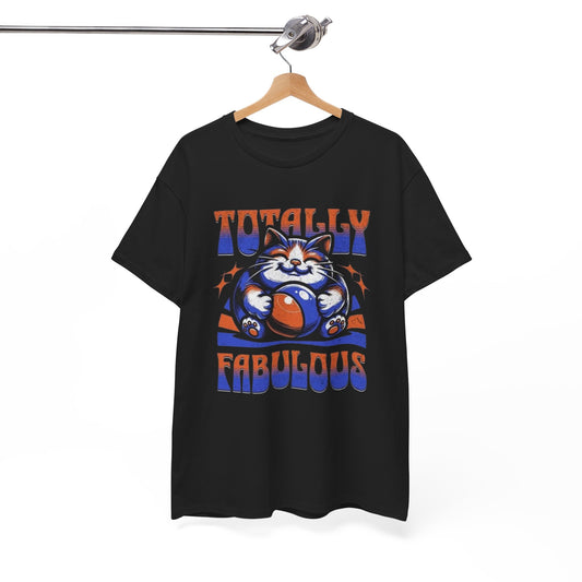Totally Fabulous Cat Graphic T Shirt NEW ADULT Vintage