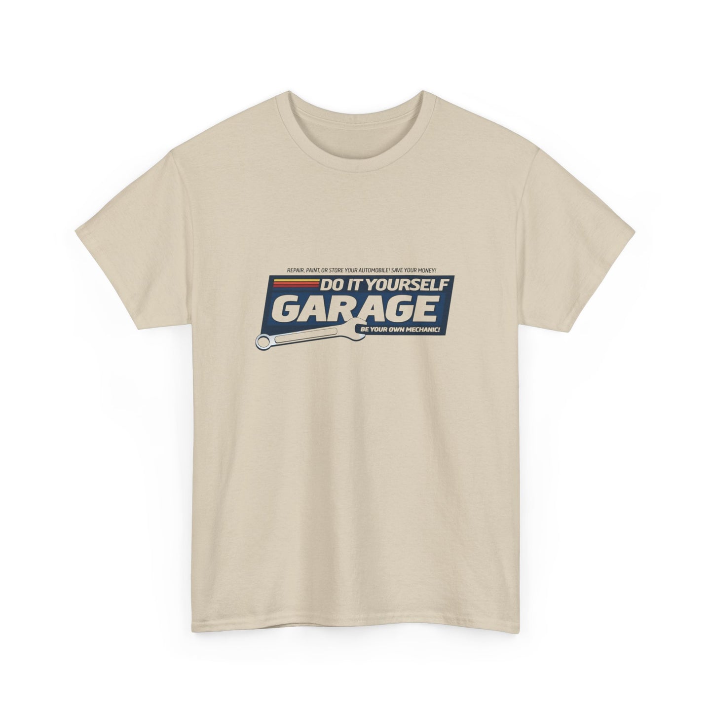 Do It Yourself Garage Graphic T Shirt Unisex Heavy Cotton Tee