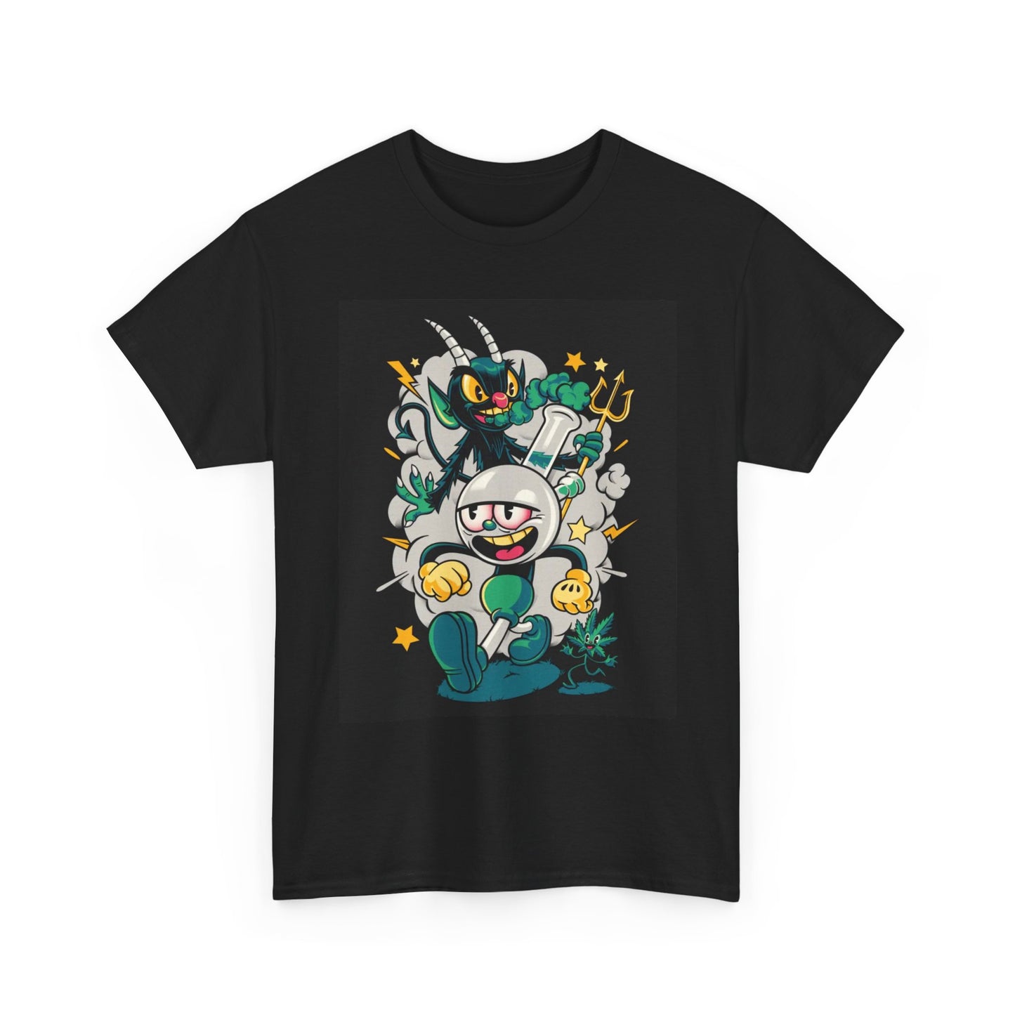 Weed 420 Art Bong Graphic T Shirt Gift Apparel Cotton Tee