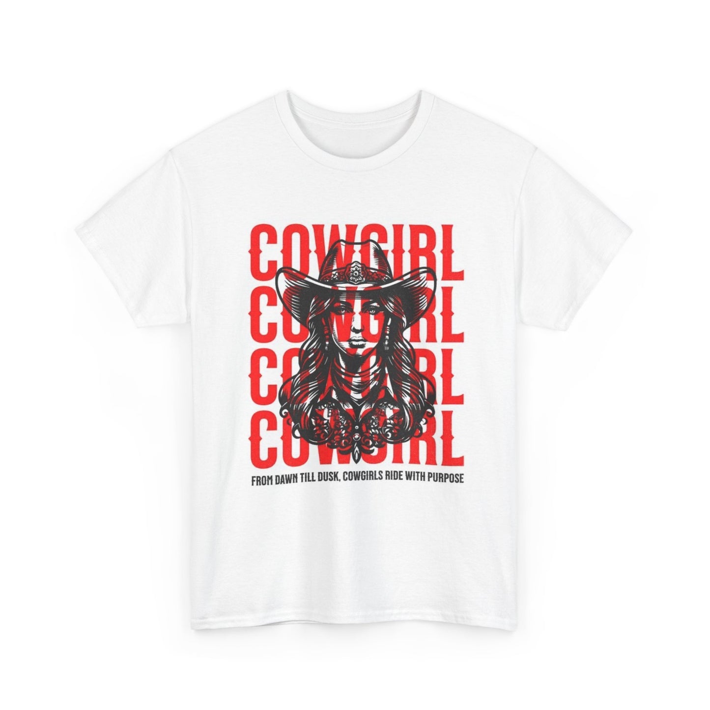 Cowgirls American Graphic T Shirt Womens Vintage Retro Cotton Tee