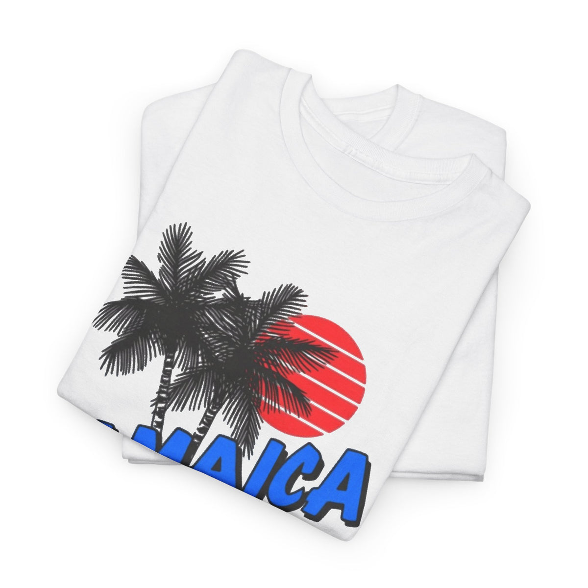 Jamaica Graphic T Shirt Men's Tropical Beach Retro Heavy Cotton Tee