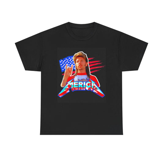 Joe Dirt MERICA Graphic T Shirt Funny USA RETRO Unisex Heavy Cotton Tee