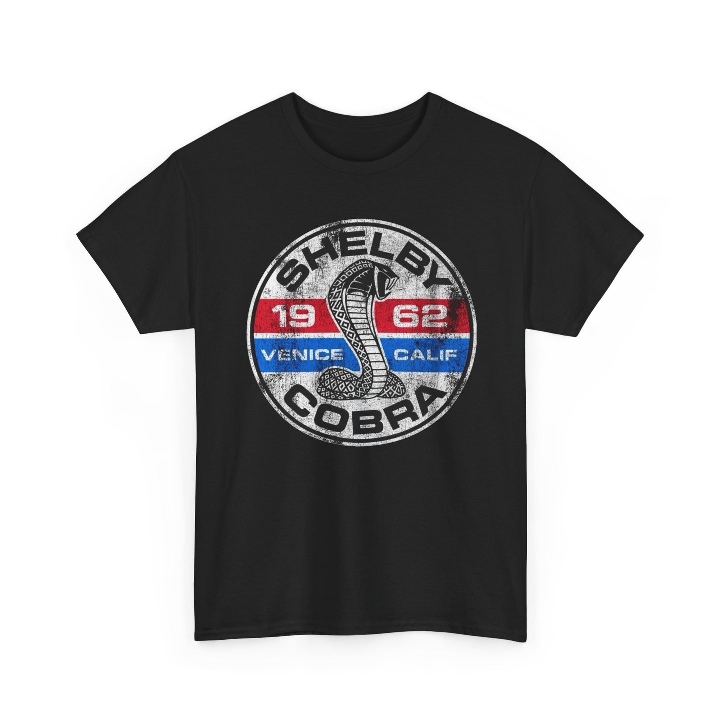 Shelby Cobra Racing Graphic T Shirt Unisex Heavy Cotton Tee