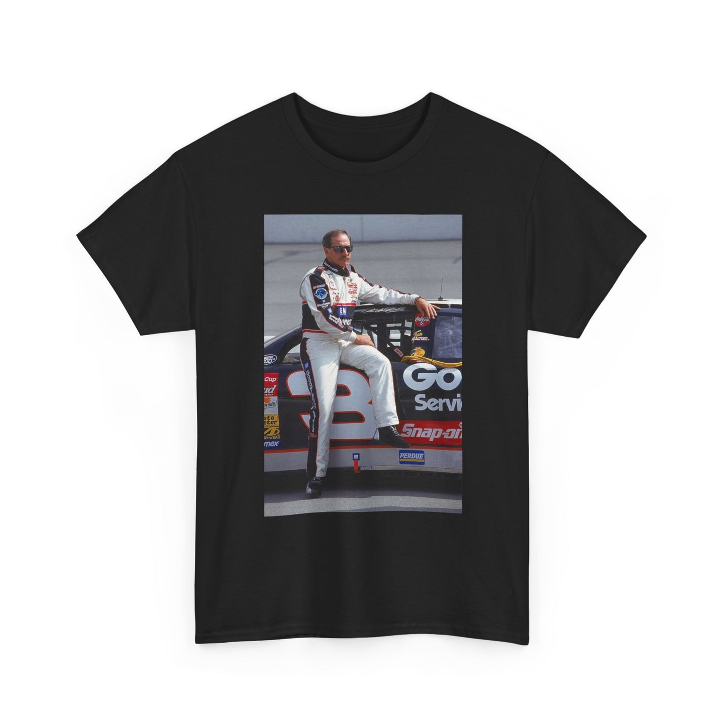 Dale Earnhardt Vintage Racing Graphic Retro Unisex Heavy Cotton Tee Classic
