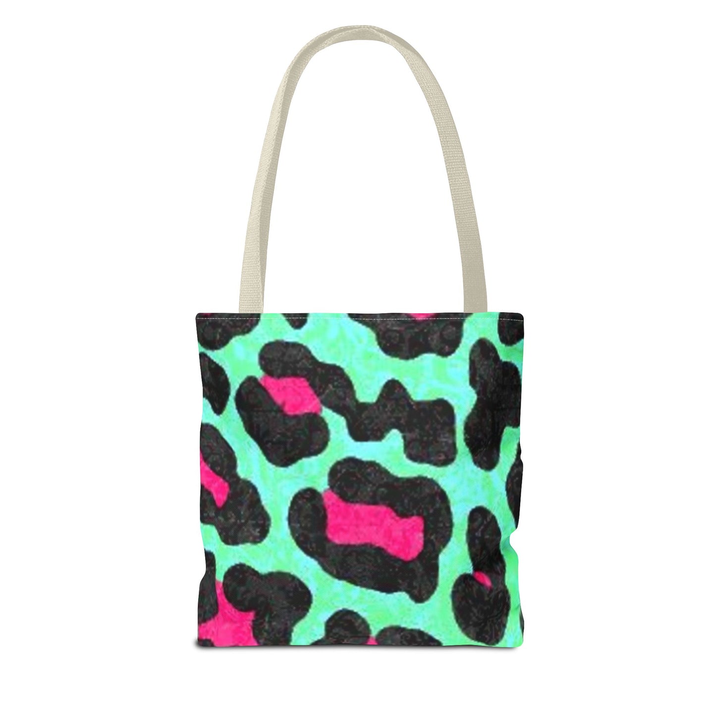 Green And Pink Cheetah Print BRAND NEW Purse, Pocketbook,Travel Tote Bag