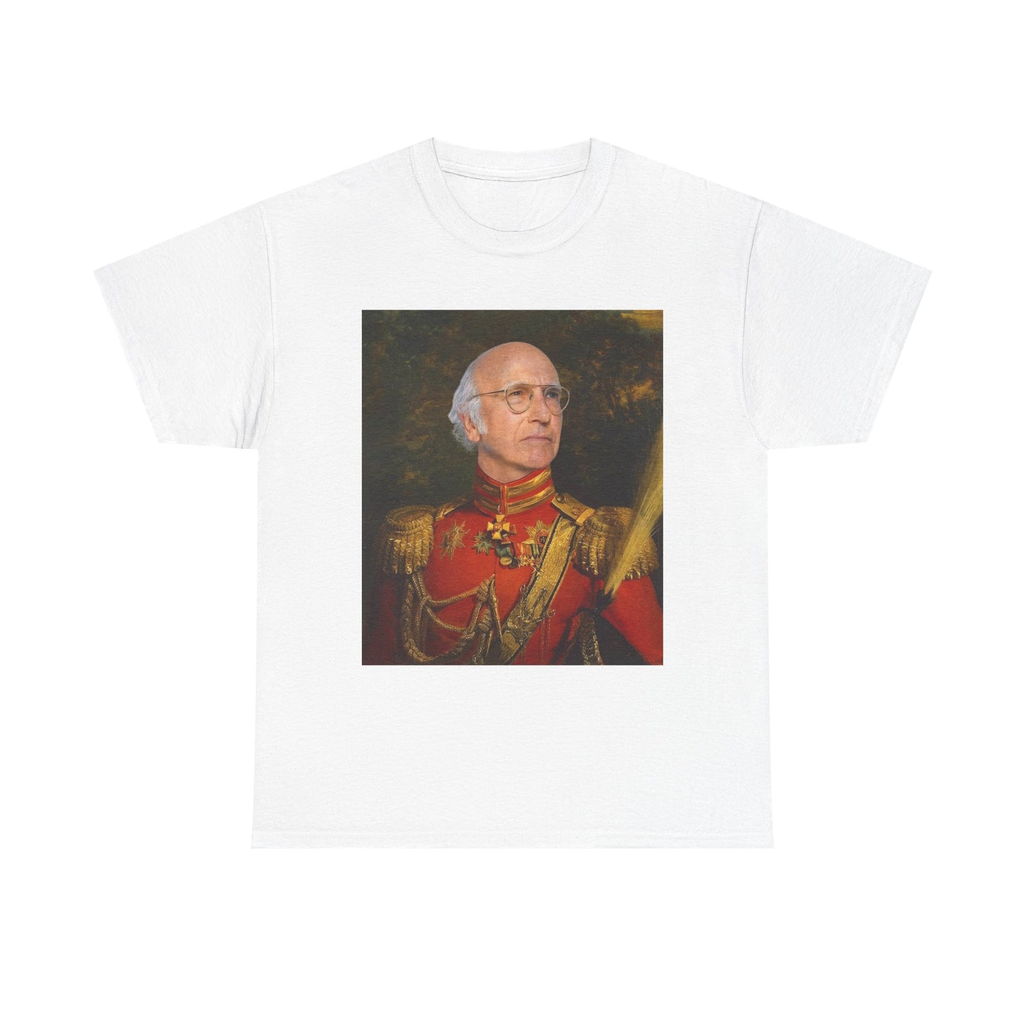 Larry David King Painting T shirt Comedy Funny Seinfeld Unisex Heavy Cotton Tee