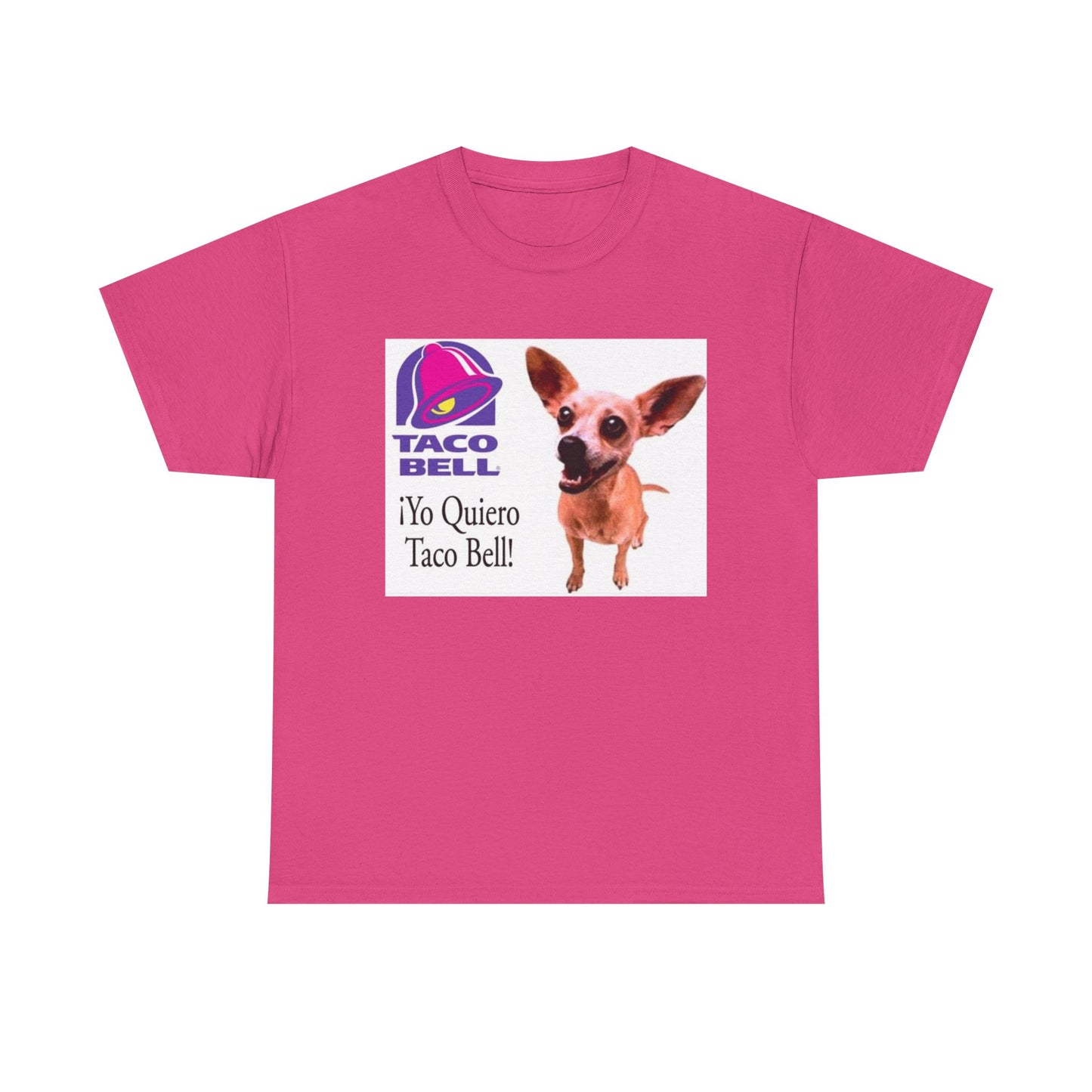 Taco Bell Shirt Funny Retro Logo Mexican Dog 90s Nostalgia Unisex Heavy Cotton