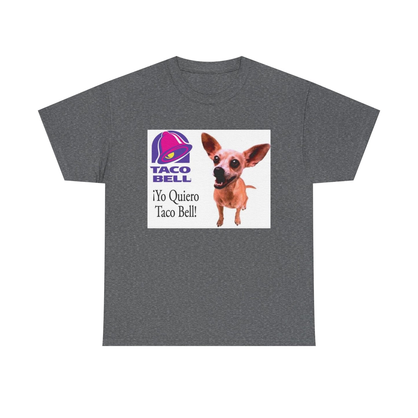 Taco Bell Shirt Funny Retro Logo Mexican Dog 90s Nostalgia Unisex Heavy Cotton