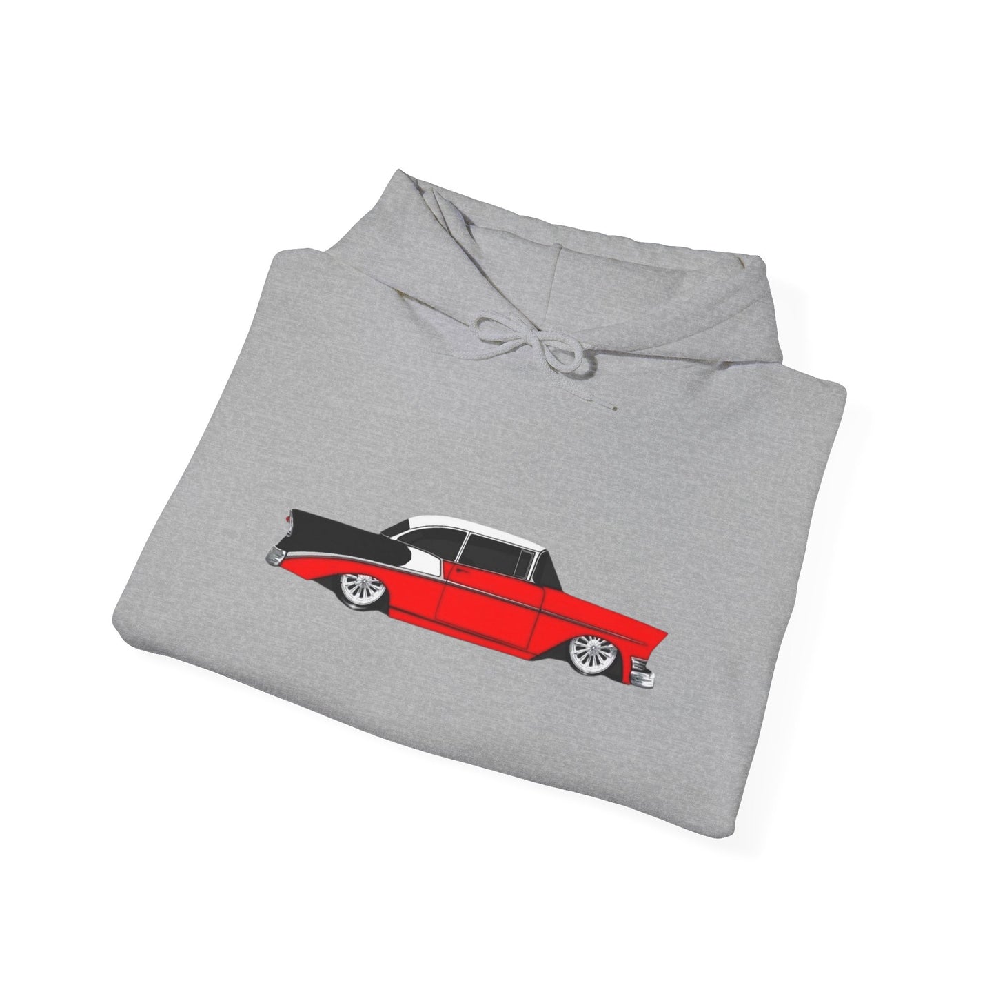 57 Chevrolet Hot Rod Vintage Graphic Hoodie NEW Unisex Heavy Hooded Sweatshirt
