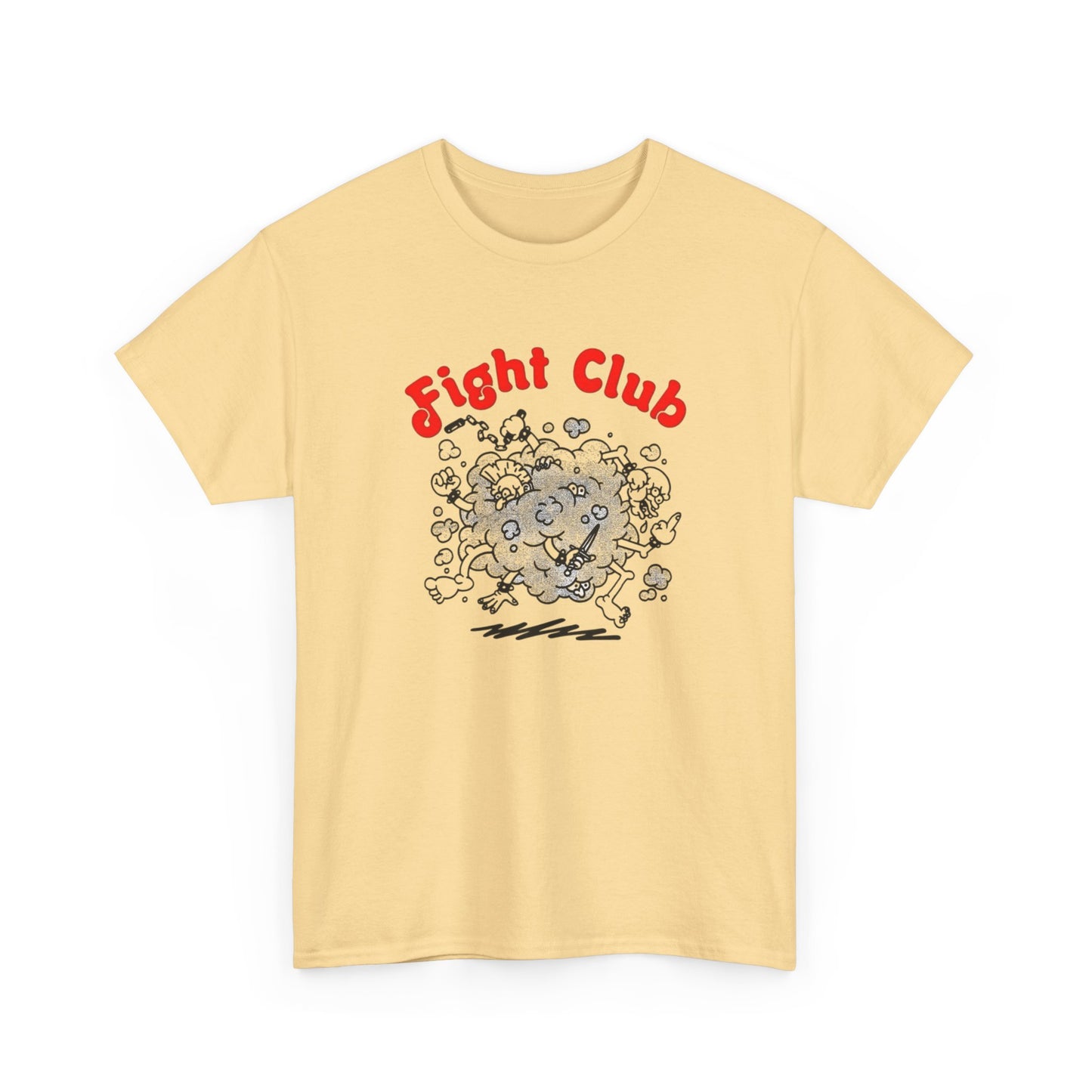 Fight Club Graphic T-Shirt Comfy Cotton Tee Brand NEW