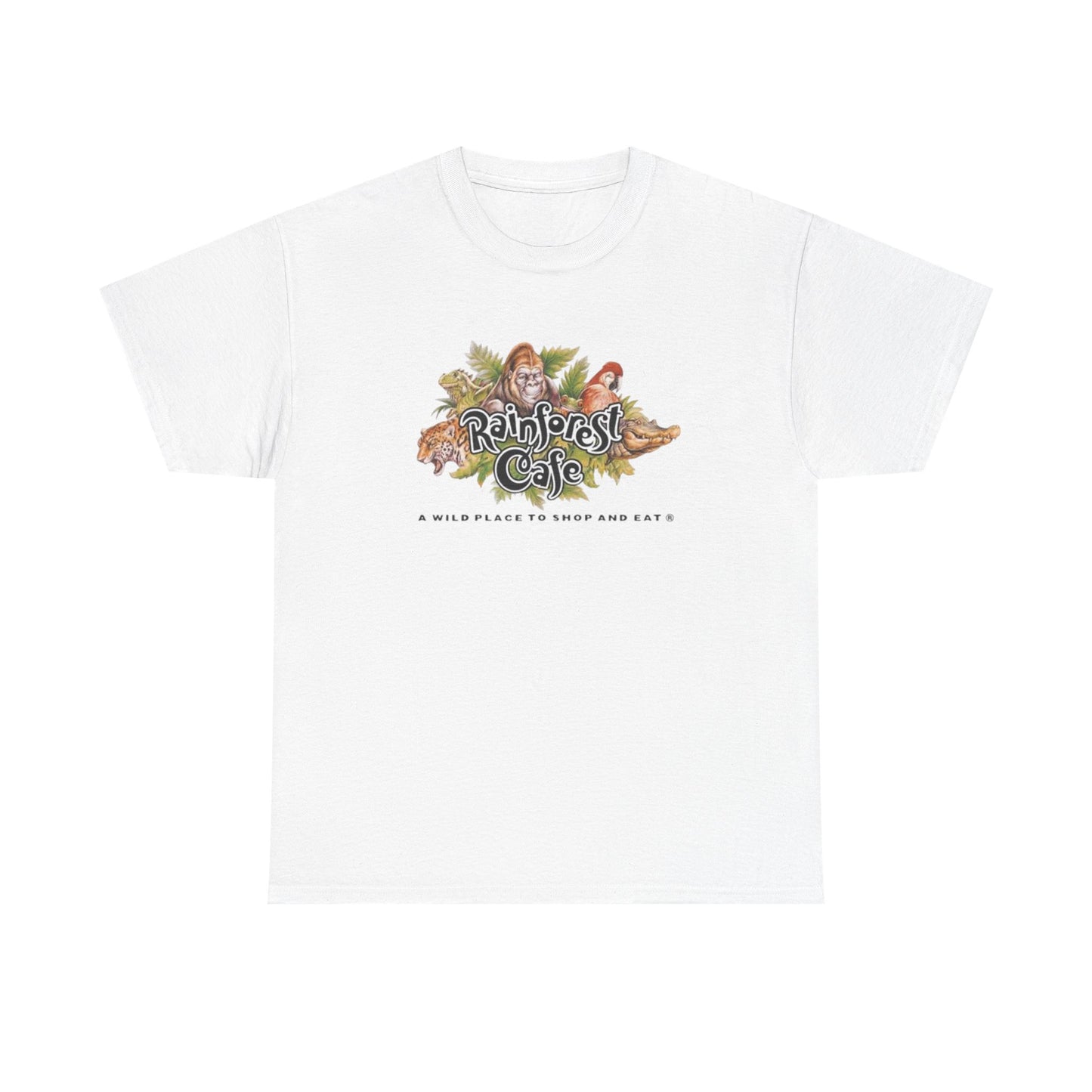 Rainforest Cafe Vintage Graphic T Shirt Unisex Heavy Cotton Tee