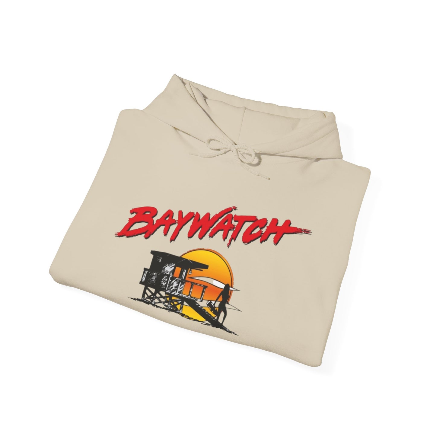 Baywatch Vintage Hoodie Tv 90s Unisex Heavy Blend™ Hooded Sweatshirt Gift