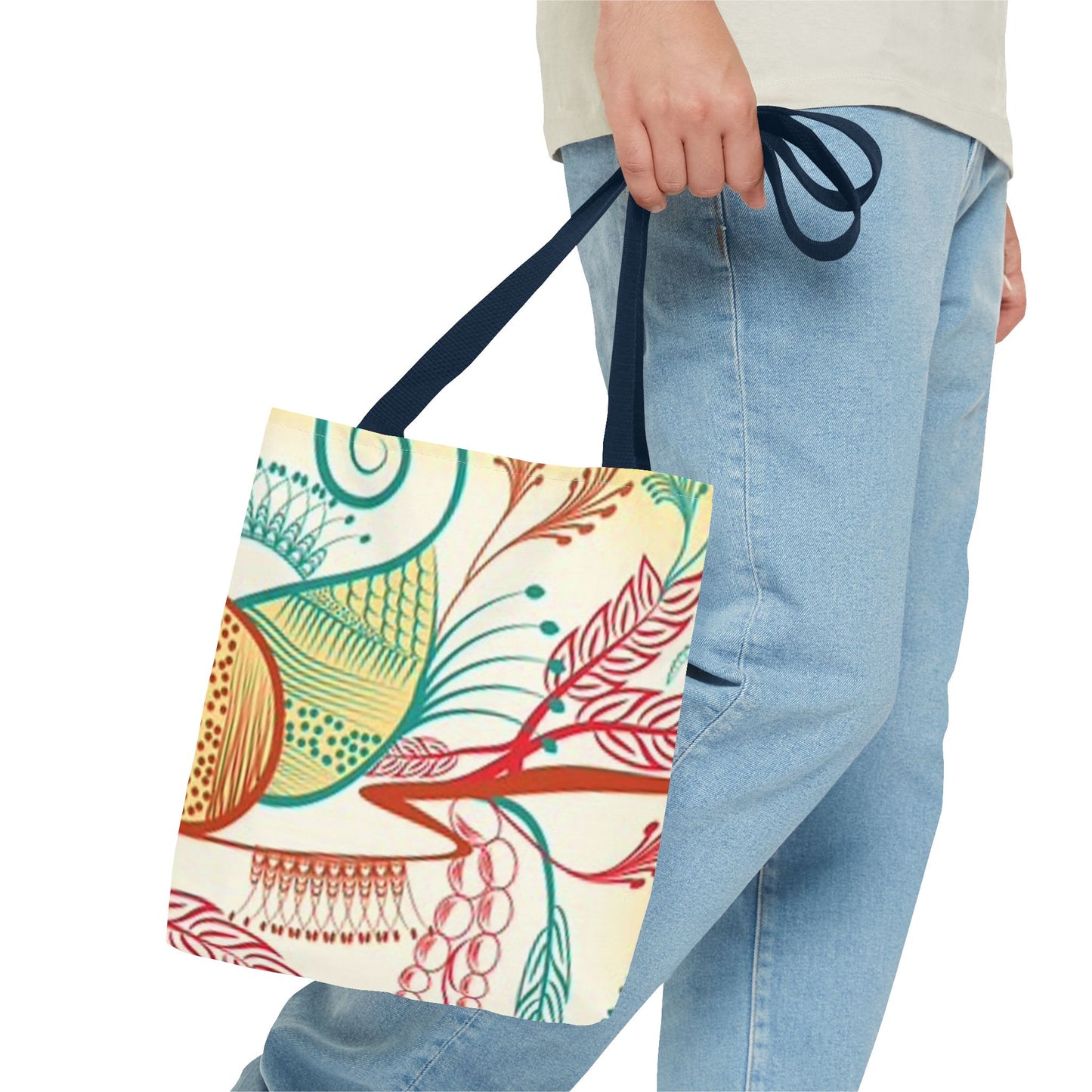 Multi Leaf Graphic Color BRAND NEW MODERN Tote Bag (AOP)