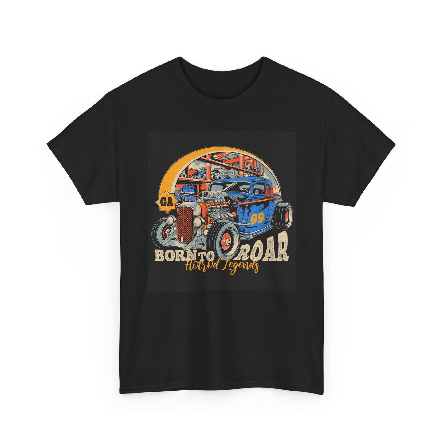 Retro Muscle Car Show Cruise In Graphic T Shirt Unisex Heavy Cotton Tee