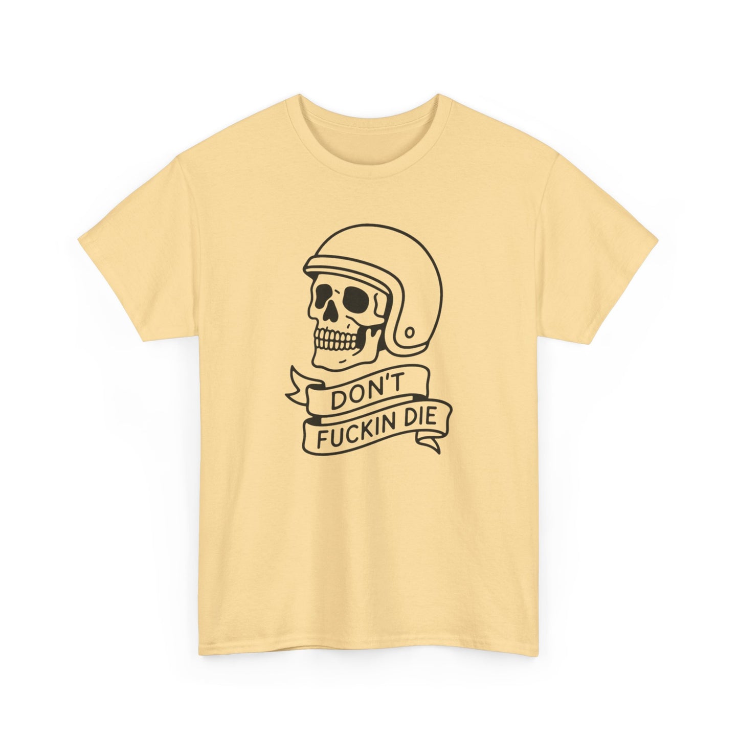 Don't Die Motorcycles Vintage Graphic T Shirt S-5XL NEW Unisex Heavy Cotton Tee