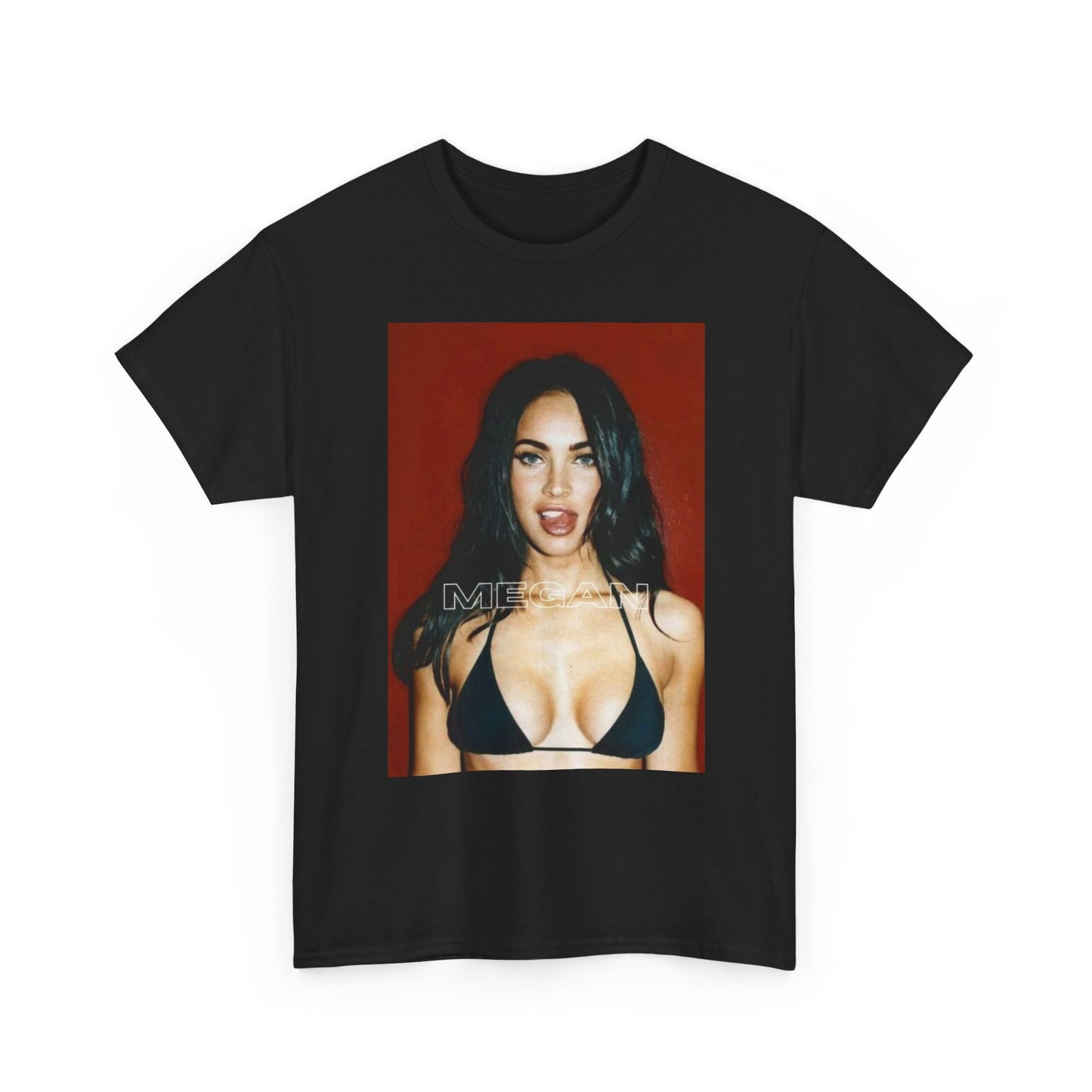 Megan Fox Poster Graphic T Shirt Unisex Heavy Cotton Tee Gift