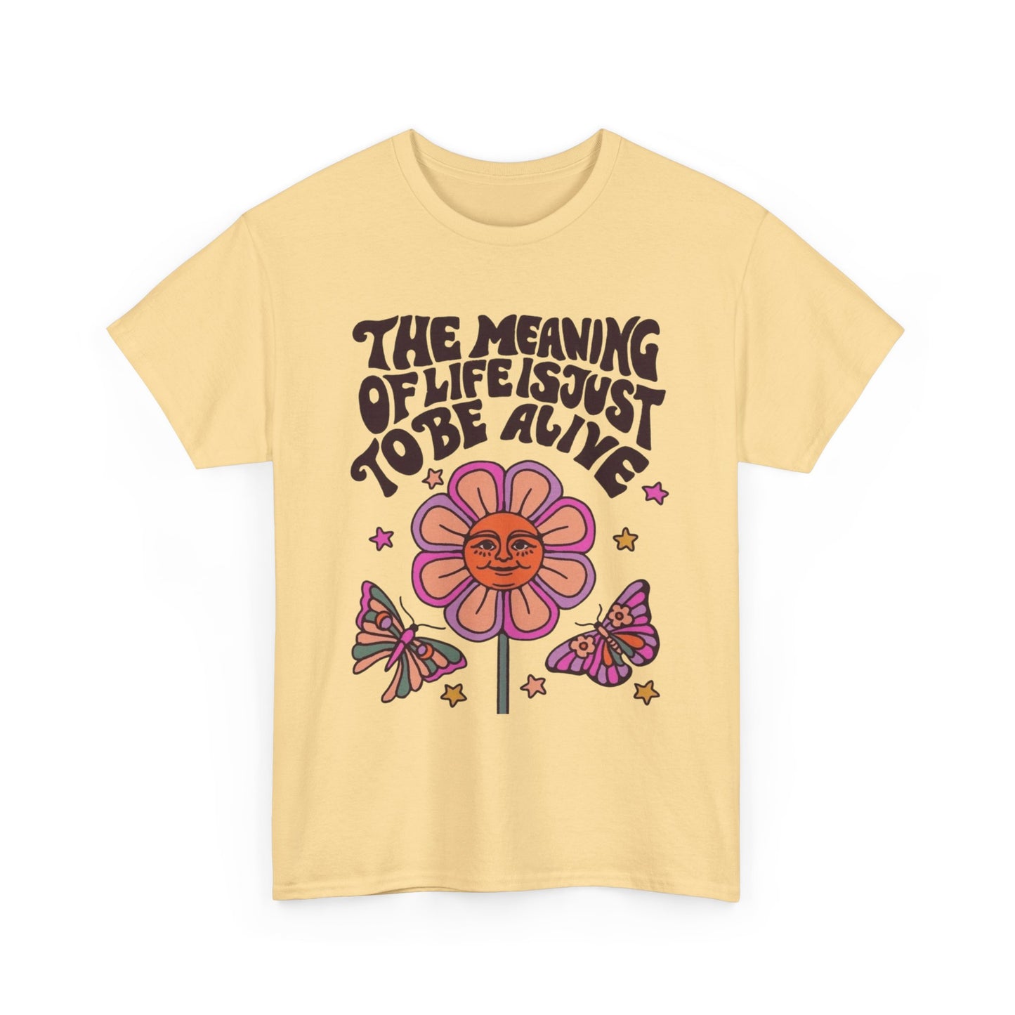 The Meaning Of Life Graphic T Shirt NEW ADULT Unisex Heavy Cotton Tee