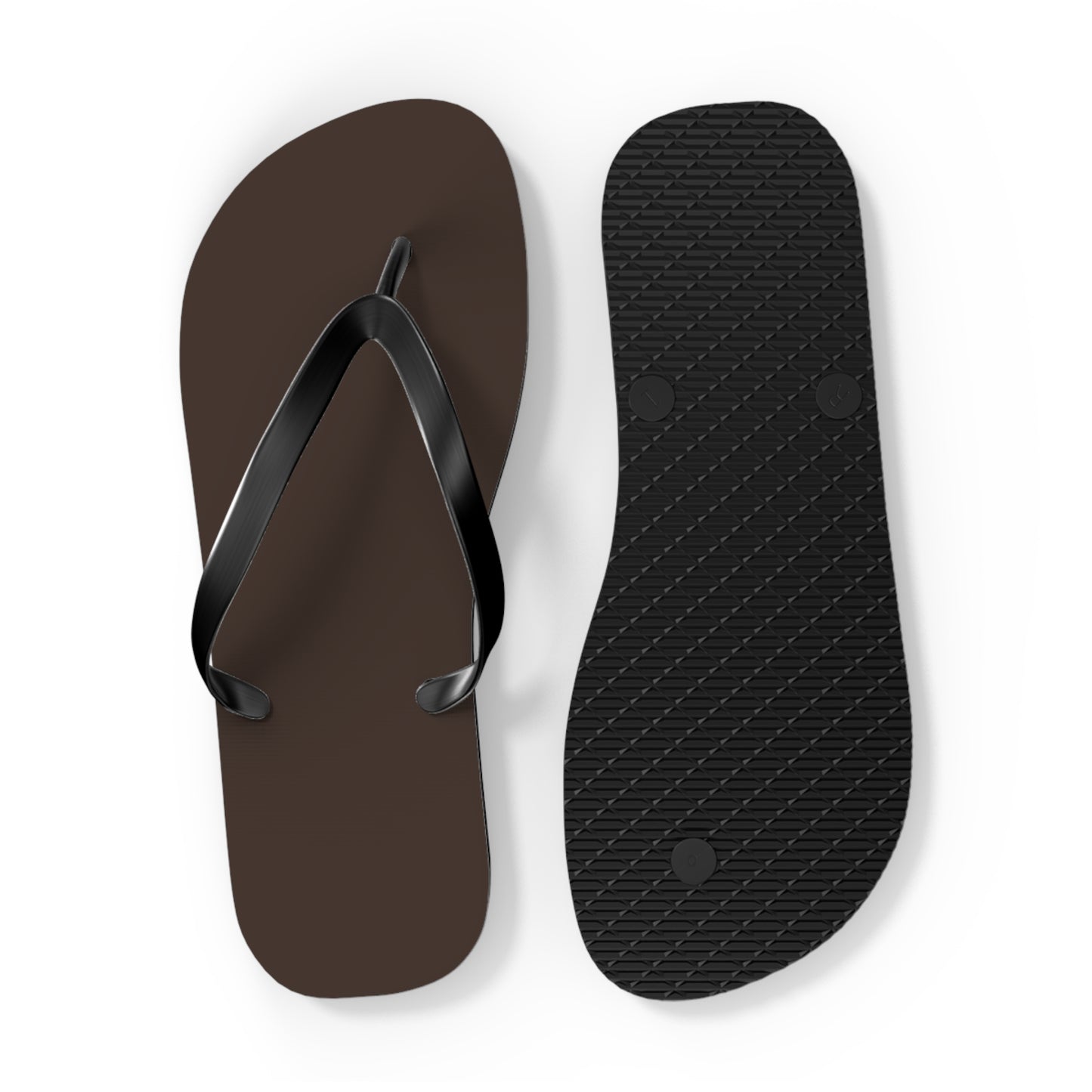 Dark Brown neutral Flip Flops, Sandals Slides, Summer Footwear, Brand New