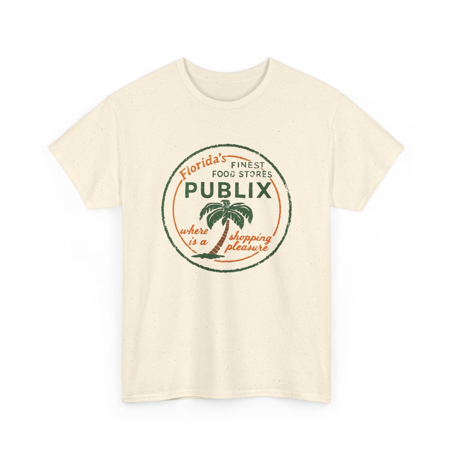 Publix Florida Vintage Graphic T Shirt NEW Unisex Heavy Cotton Tee