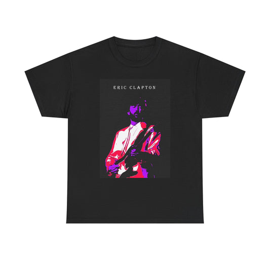 Eric Clapton Graphic T Shirt Vintage Retro Rock Unisex Heavy Cotton Tee