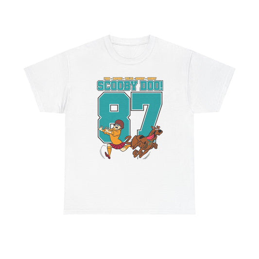 Scooby Doo Graphic T Shirt Cartoon Vintage Unisex Heavy Cotton Tee