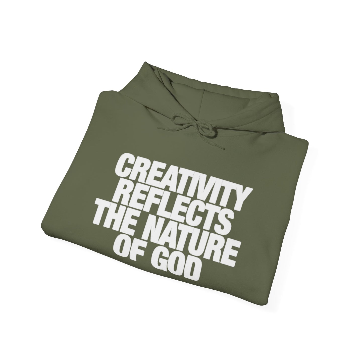 Creativity Reflects The Nature Of God Graphic Hoodie Heavy NEW Hooded Sweatshirt
