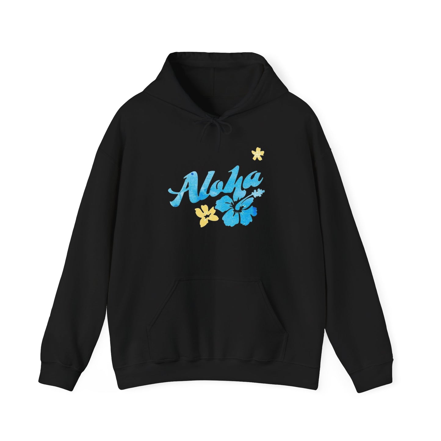 Aloha Hawaiian Tropical Graphic Hoodie Unisex Heavy Blend™ Hooded Sweatshirt