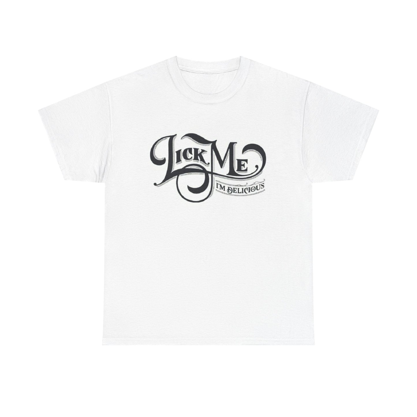 Lick Me I'm Delicious Graphic T Shirt Women's BRAND NEW  Cotton Tee