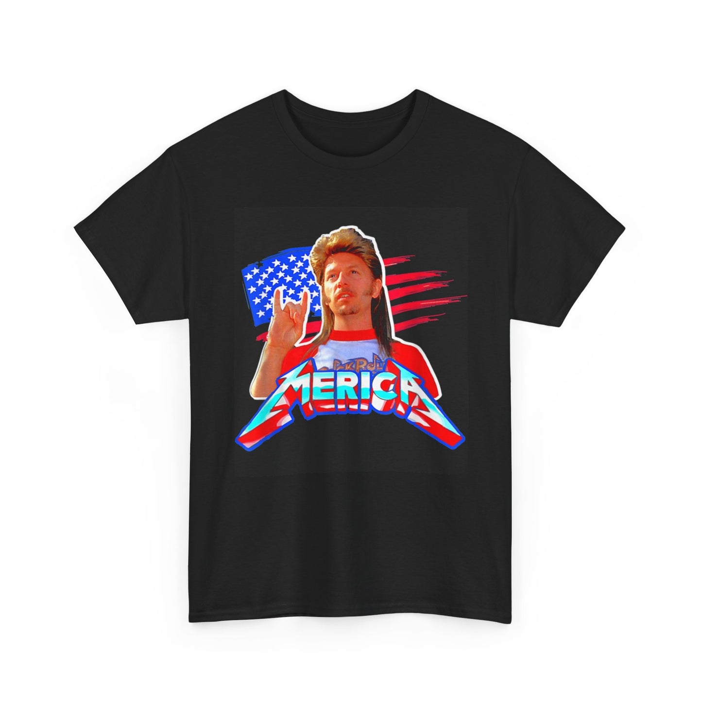 Joe Dirt MERICA Graphic T Shirt Funny USA RETRO Unisex Heavy Cotton Tee