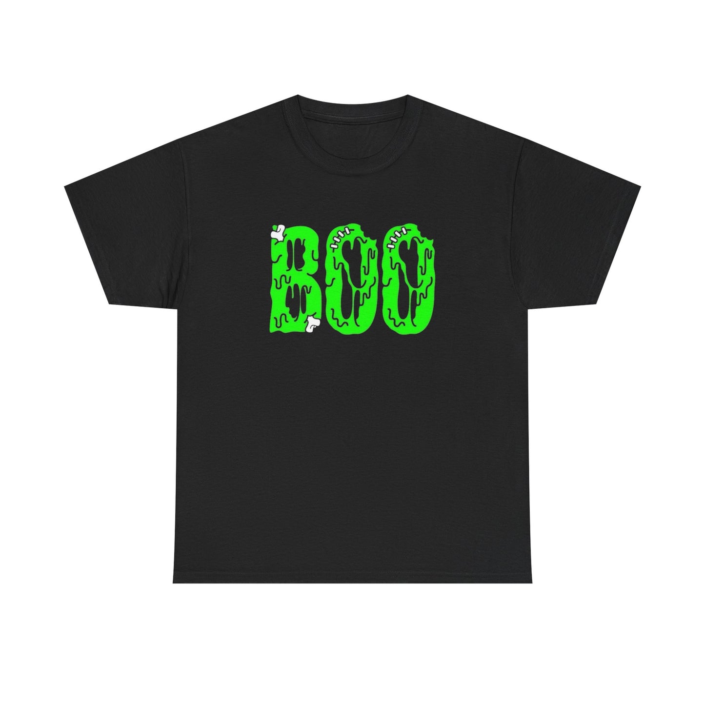 Boo Halloween Fall Scary Graphic T-Shirt Unisex Heavy Cotton Tee